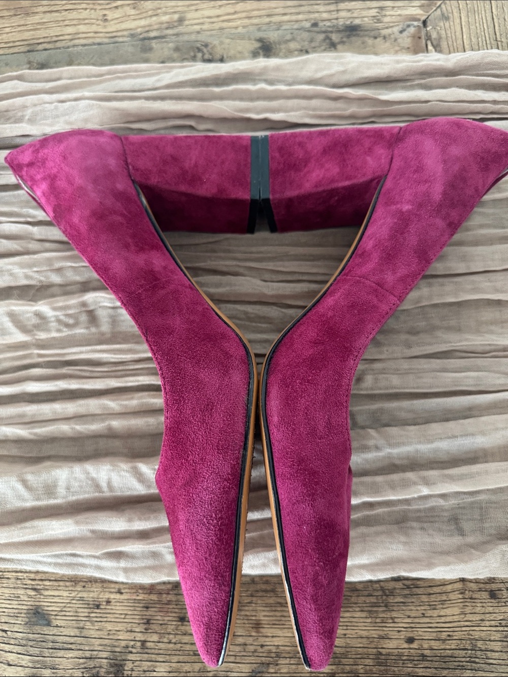Marc Fisher LTD Magenta
Suede Abilene Pointy Toe Block Heel Pumps - Picture 9 of 10
